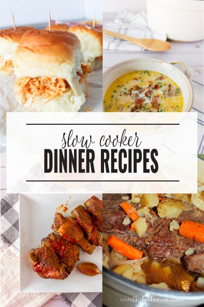 20+ Slow Cooker Dinner Recipes you'll love!