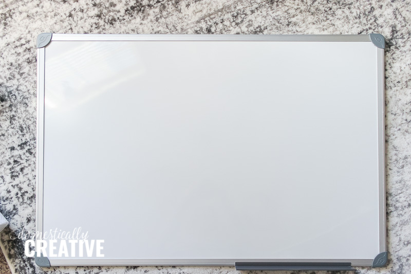 How to Make a Beautiful Giant DIY Whiteboard for under $60 