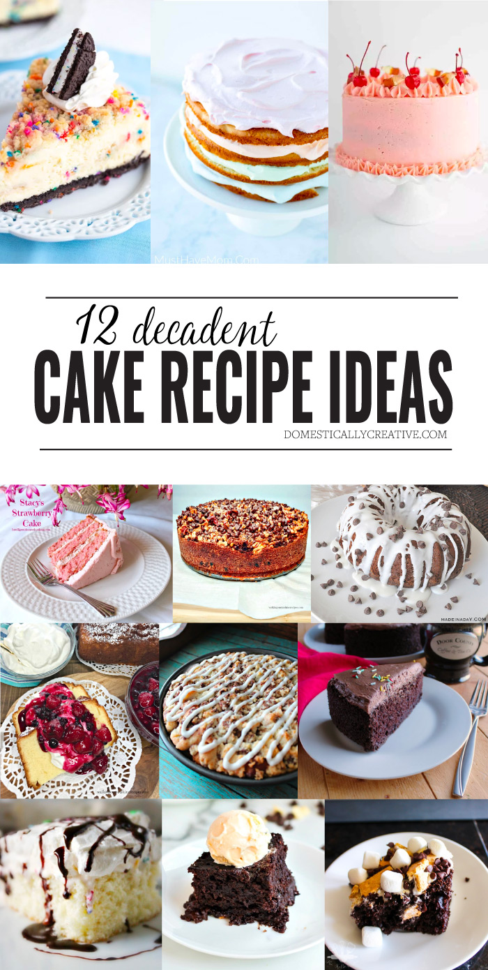 decadent cake recipe ideas