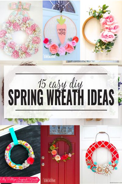 15 easy diy spring inspired wreaths
