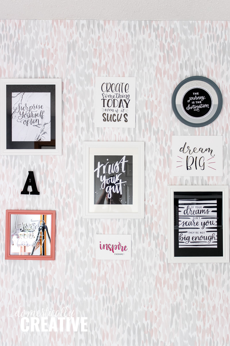 How to Create a Typography Accent Wall