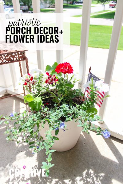 Patriotic Porch Decor and Flower Ideas