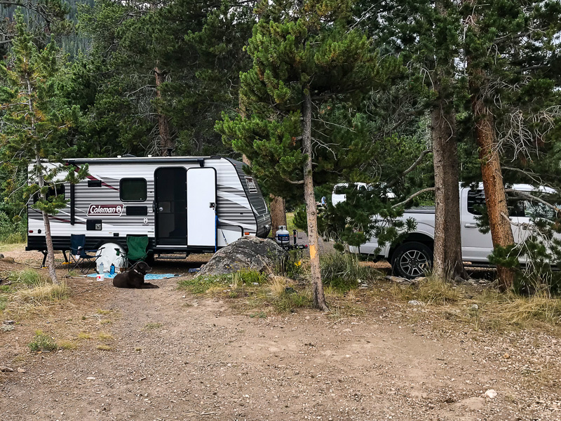 Campsite in Wyoming