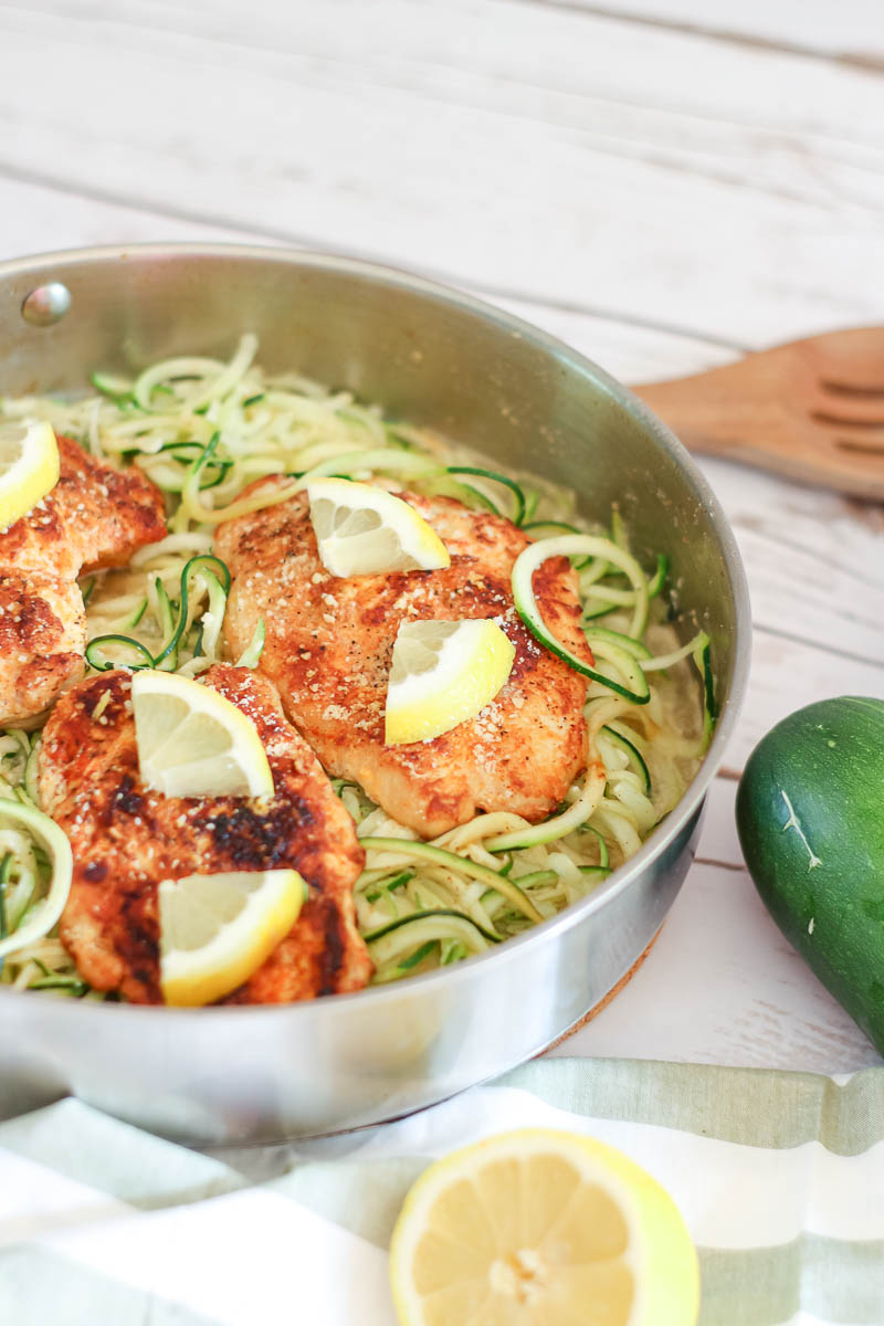 Lemon, Garlic, Chicken and Zoodles