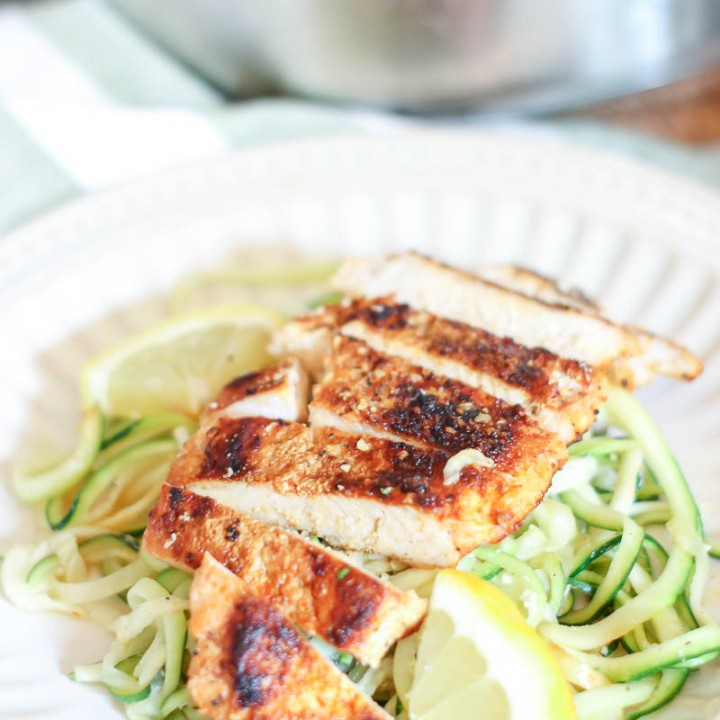 Image for Lemon Garlic Chicken and Zoodles