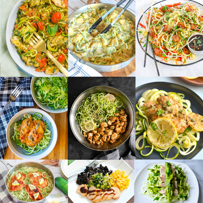 Recipes with chicken and zoodles