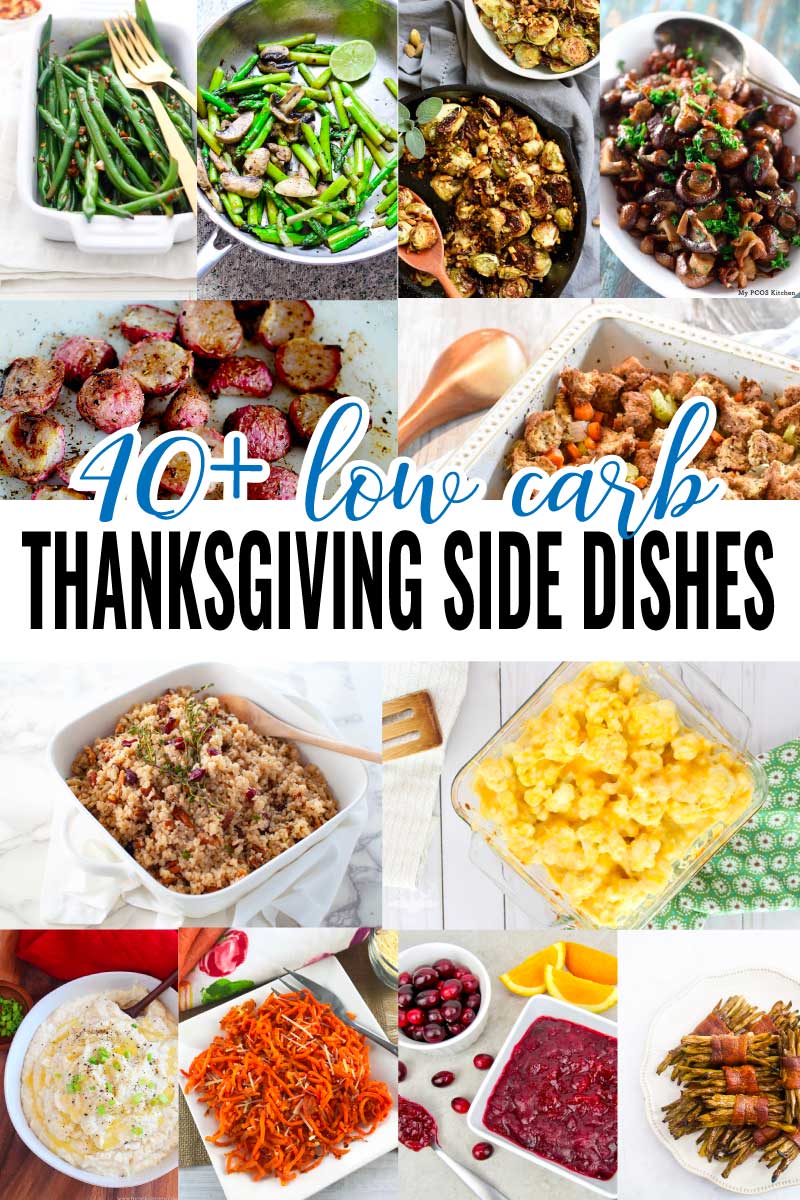 low carb side dishes pin