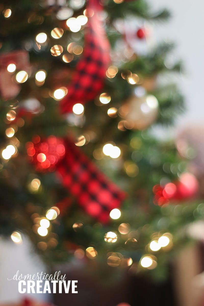 christmas tree bokeh