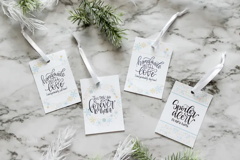 Printable Funny Hand Lettered Gift s For Handmade Gifts Domestically Creative