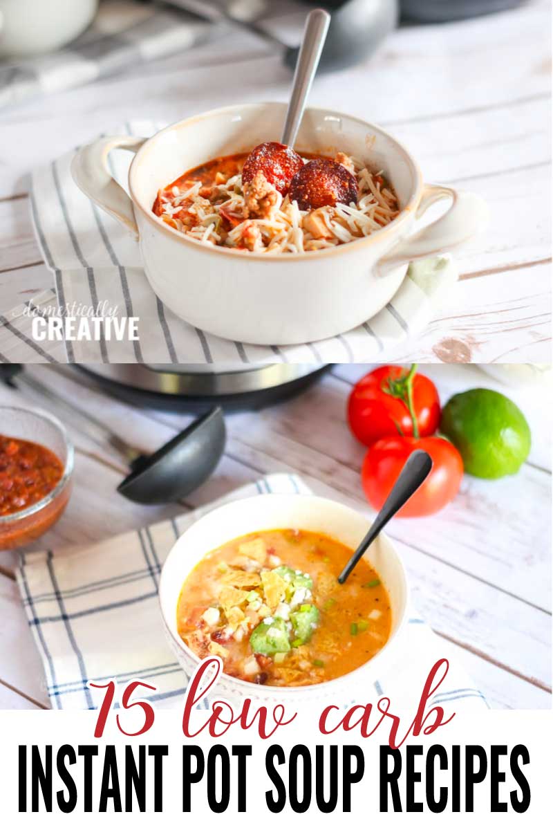 instant pot soup recipes cover pin collage