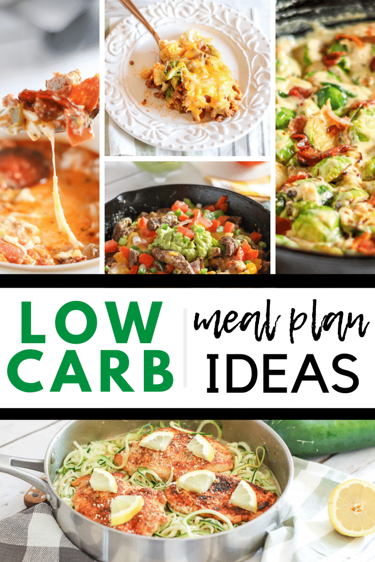 low carb meal plan ideas