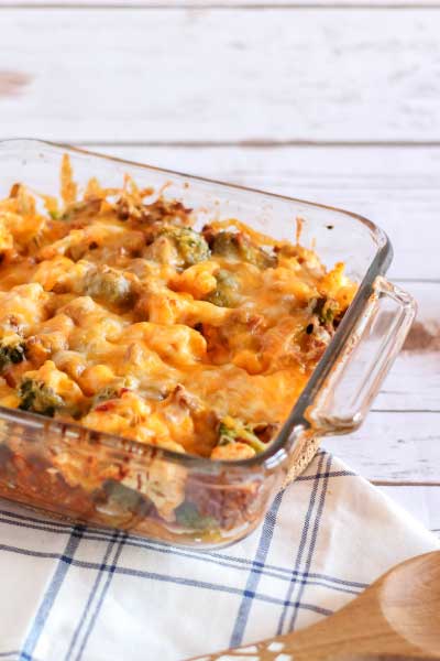 Easy Low Carb Bacon Cheeseburger Casserole