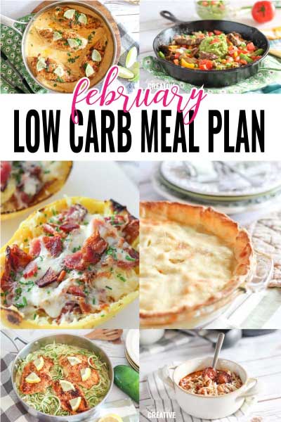 Low Carb Dinners for February You Can Copy