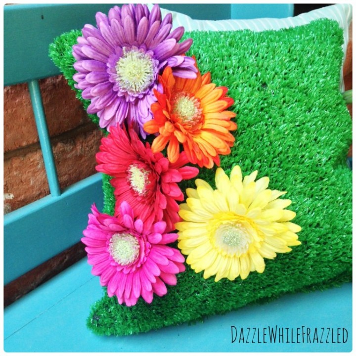 Image for How To Make an Astro Turf Outdoor Pillow -