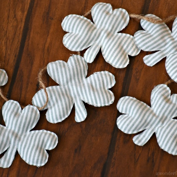 Image for Farmhouse Shamrock Garland - A Wonderful Thought