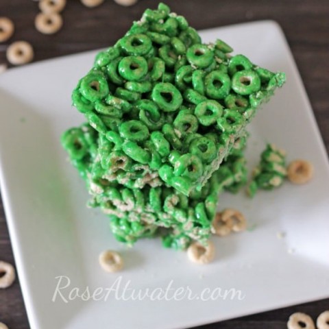 Image for St. Patrick's Day Cheerios Marshmallow Cereal Bars
