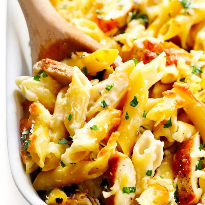 Image for Chicken Alfredo Baked Ziti