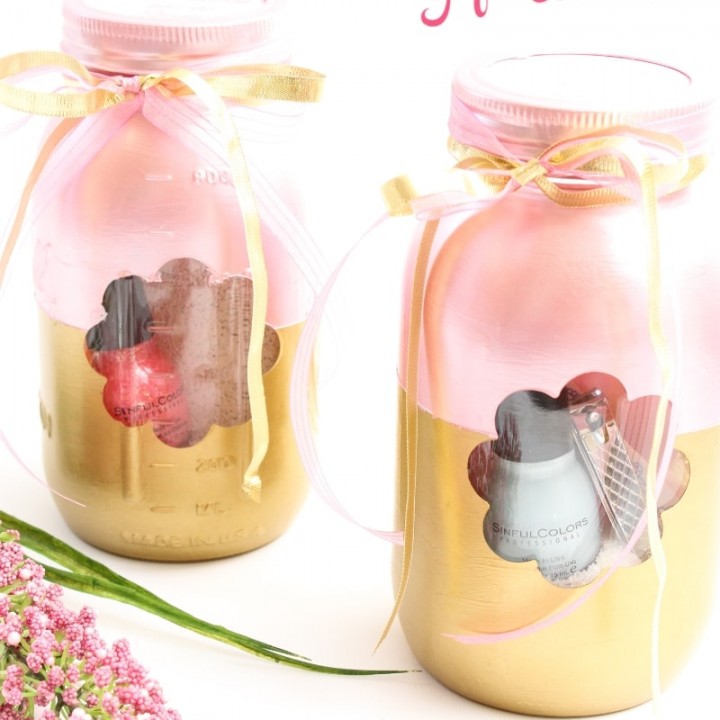 Image for Manicure or Pedicure in a Jar a Mother's Day Gift Idea
