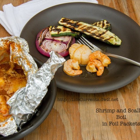 Image for Shrimp and Scallop Boil in Foil Packets