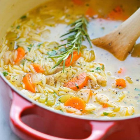 Image for Lemon Chicken Orzo Soup