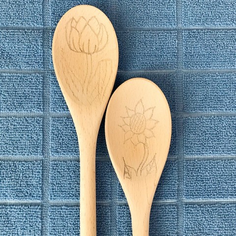 Image for Engraved Wooden Spoons