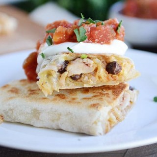Image for Crispy Chicken Wraps {Southwest Style}