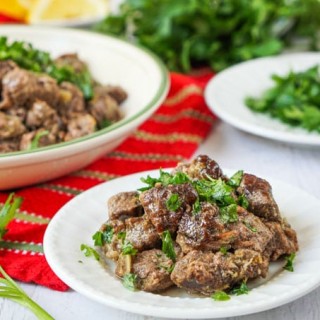 Image for Lemon & Garlic Beef in Foil Packet (an easy low carb dinner)