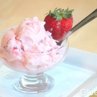 Image for Strawberry Ice Cream Made With Milk Instead of Cream