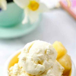 Image for Easy 3 Ingredient Pineapple Ice Cream ~ Crafting a Family