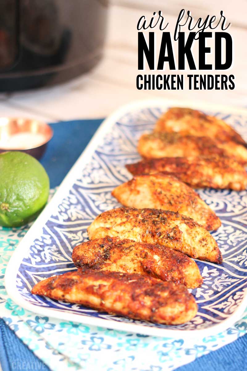 Air fryer chicken tenders no breading sale