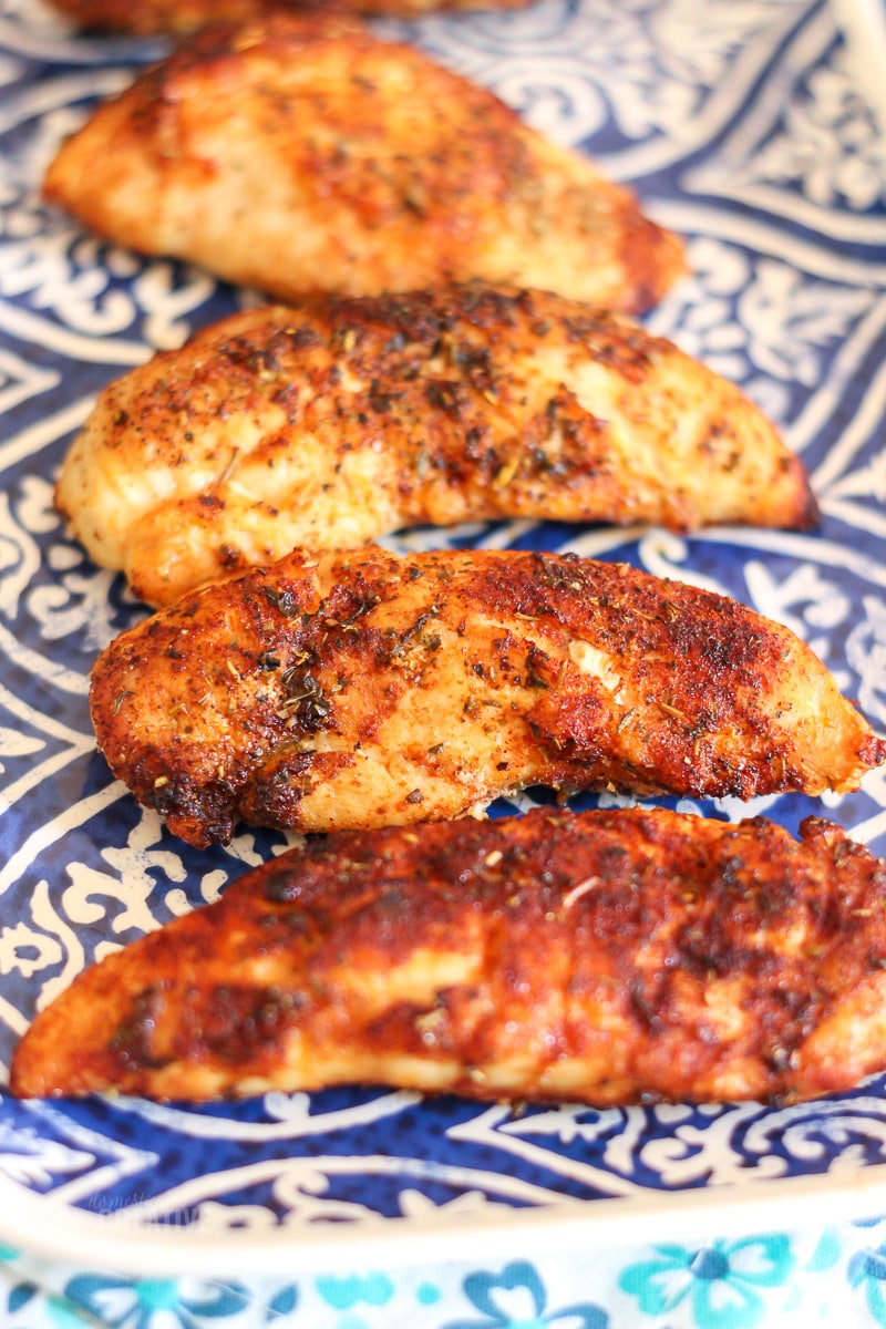 Oven Baked Chicken Tenders (No Breading)