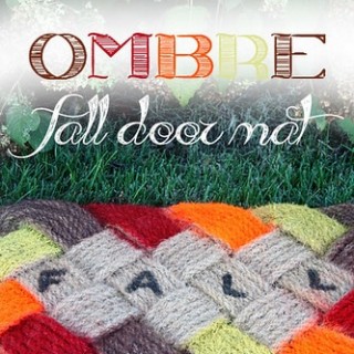 Image for Ombre Fall Door Mat