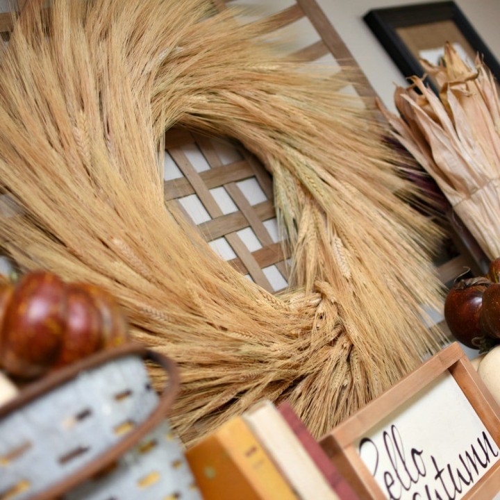 Image for DIY Wheat Wreath - A Wonderful Thought