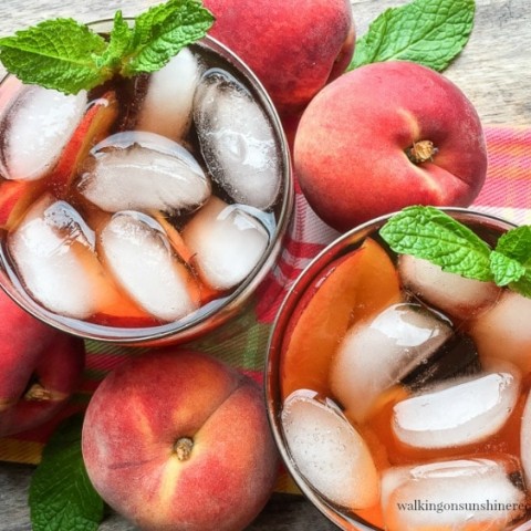 Image for Homemade Peach Iced Tea