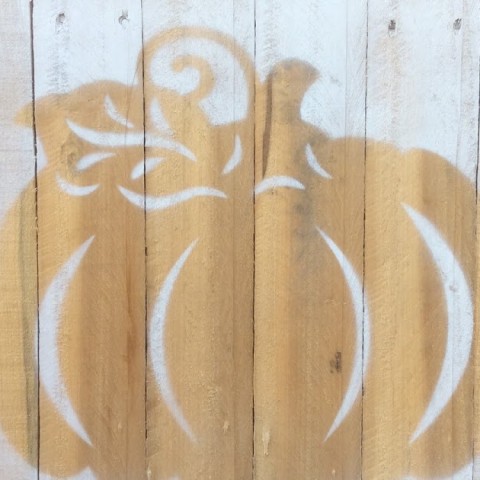 Image for Make a Pumpkin Sign with Pallet Wood