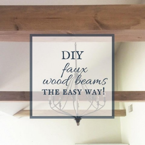 Image for The Best and Easiest DIY Faux Wood Beams to Make Yourself