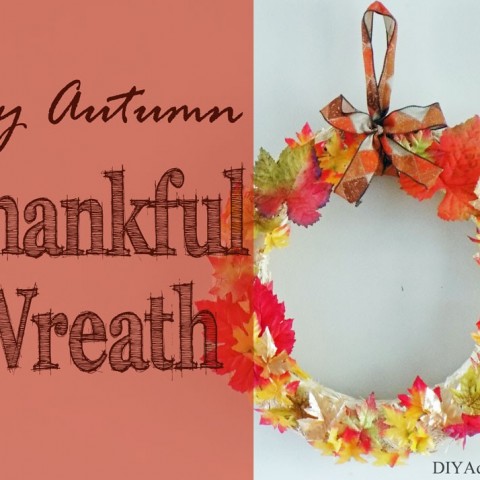 Image for DIY Autumn Thankful Wreath