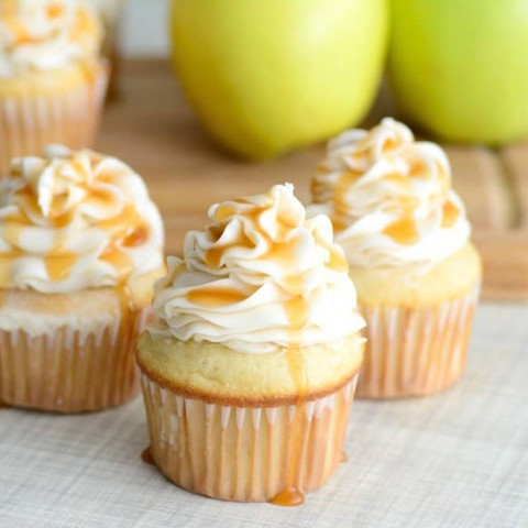 Image for Celebrate Fall with this Easy Caramel Apple Cupcakes Recipe