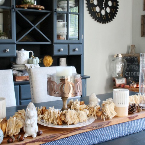 Image for Farmhouse Fall Dining Room- Fall Home Tour