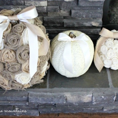 Image for Pick Your Pumpkin Challenge :: {Shabby-Chic Rustic Pumpkins}