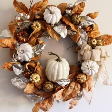 Image for DIY Rustic Glam Fall Wreath