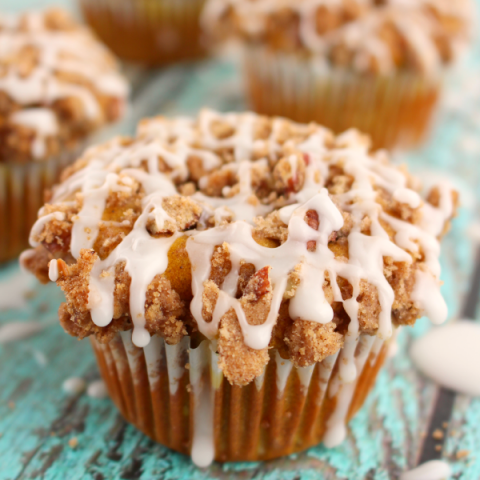 Image for Pumpkin Apple Streusel Muffins - An AMAZING Streusel Muffin recipe!
