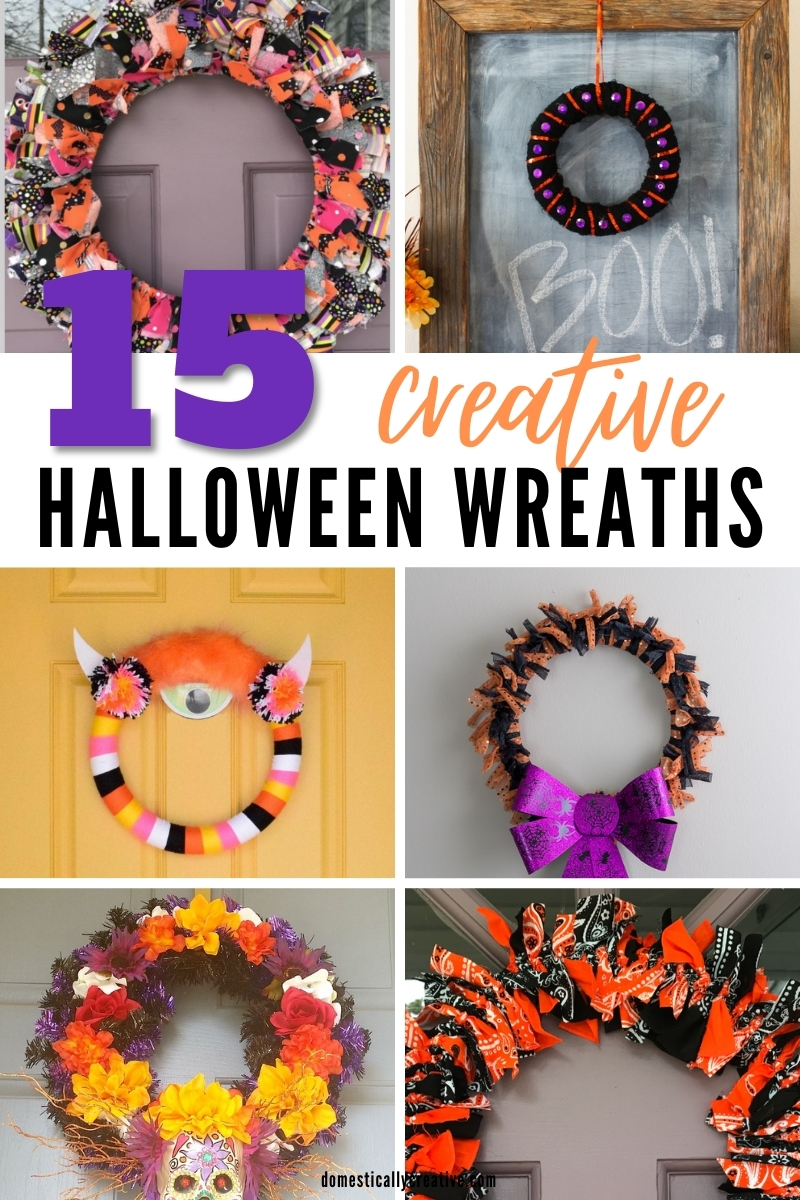 15 Creative Spooky Halloween Wreaths