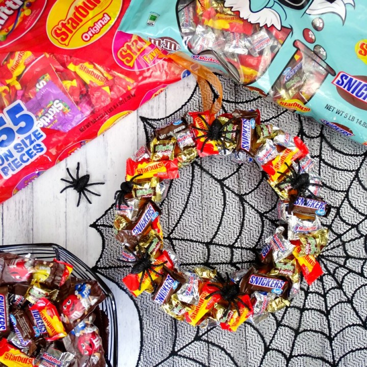 Image for DIY Halloween Candy Wreath