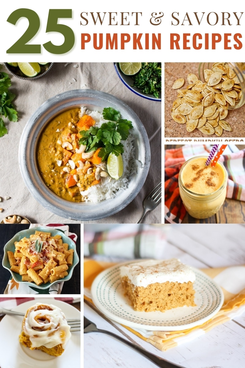 Pumpkin Recipes Collage