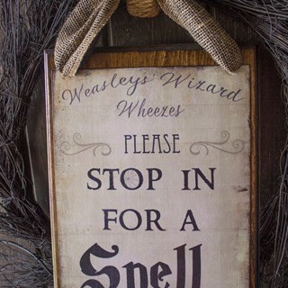 Image for Please Stop in for Spell - Free Halloween Printable