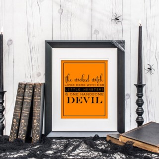 Image for The Wicked Witch Lives Here Printable | Free!