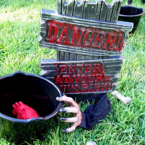 Image for Zombie Body Parts Toss Game - Easy Halloween Yard Game