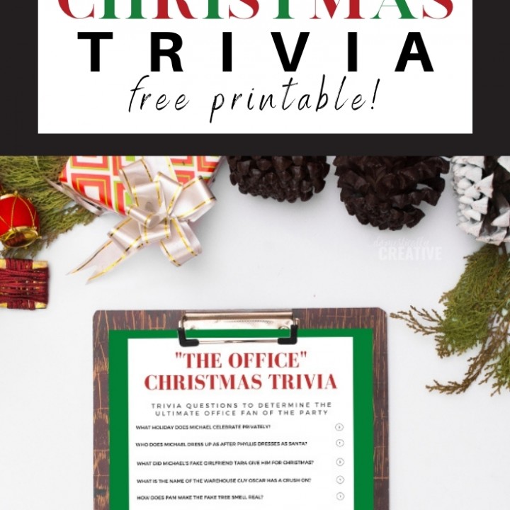 Image for The Office Christmas Trivia Printable