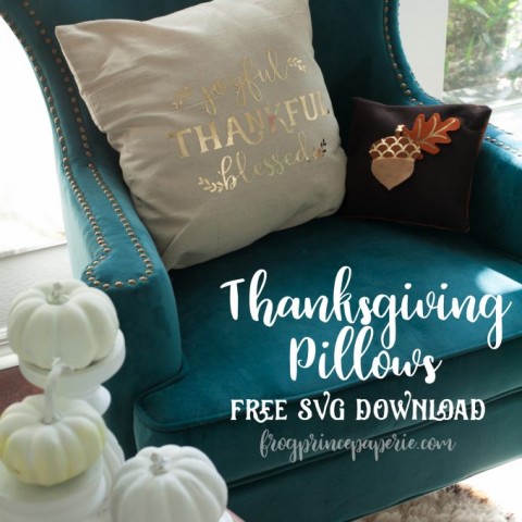 Image for Easy Thanksgiving Pillows with Cricut EasyPress